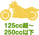 125cc超250cc以下の軽二輪