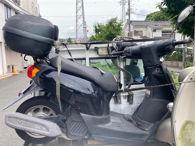 6月24日に神奈川県横浜市金沢区でタクトを無料でお引き取り、廃車手続きしました。