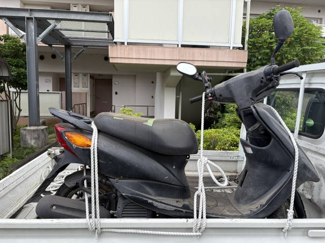 7月19日に東京都武蔵村山市でジョグを無料でお引き取りしました。