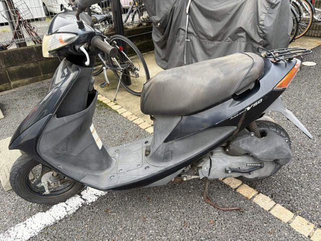 9月13日に千葉県柏市でアドレスV50を無料でお引き取りしました。