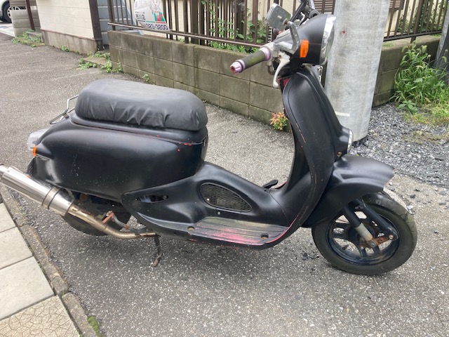 9月13日に千葉県市川市でジョルカブを無料でお引き取り、廃車手続きしました。