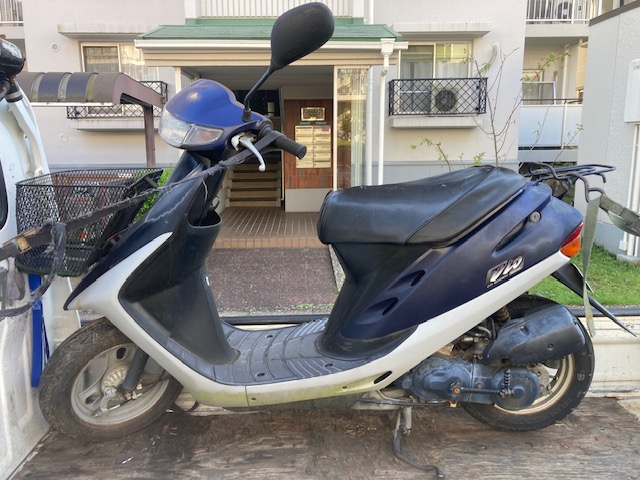 9月24日に神奈川県茅ヶ崎市でスーパーディオを無料でお引き取り、廃車手続きしました。