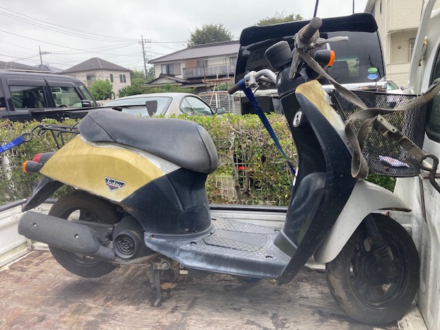 9月30日に神奈川県綾瀬市でトゥデイを無料でお引き取り、廃車手続きしました。